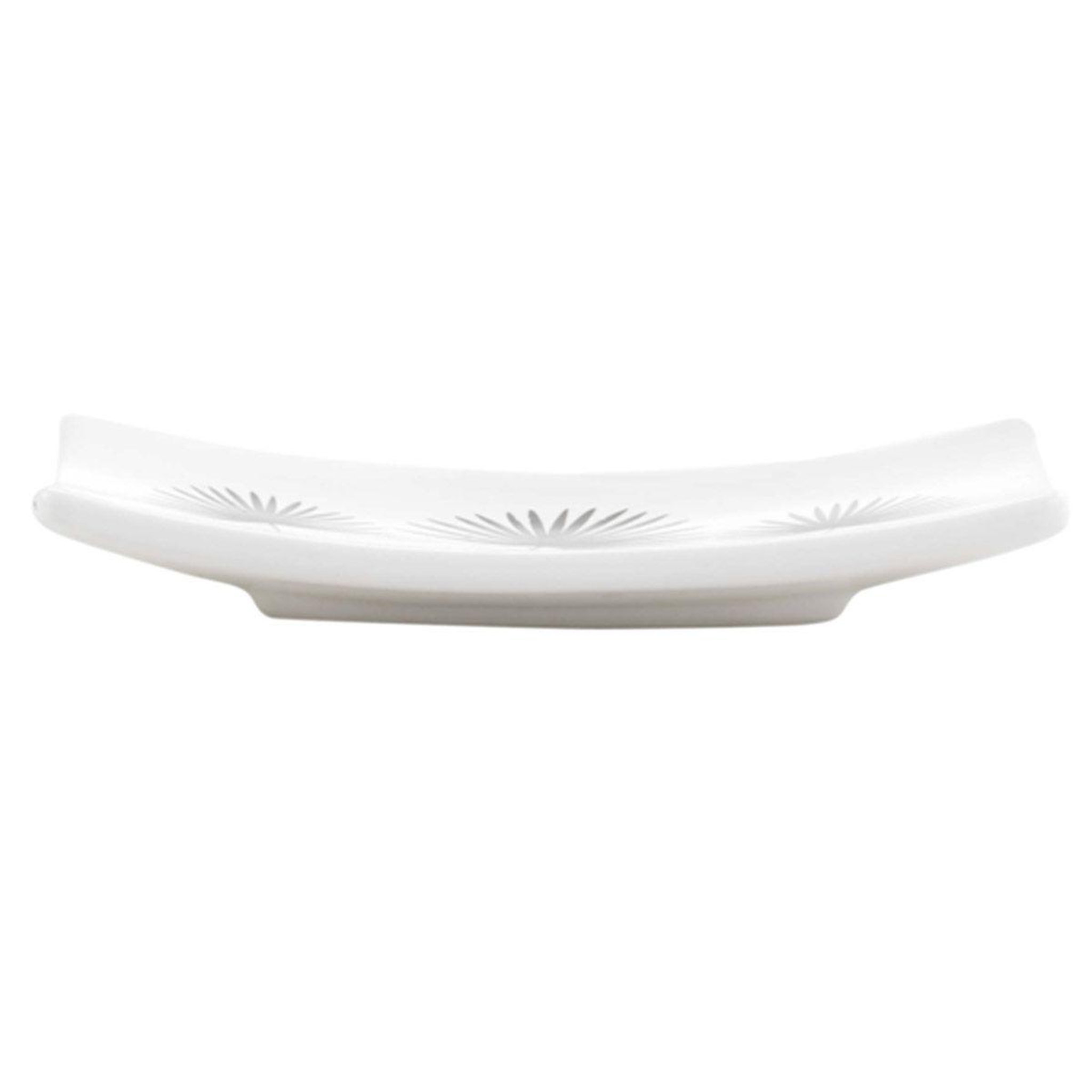 Voir la diapositive 2 : Douceur d'Intérieur Porte Savon en Céramique  Jungly  14cm Blanc