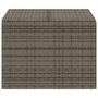 Voir la diapositive 4 : VIDAXL Boîte de rangement de jardin gris 291L resine tressee
