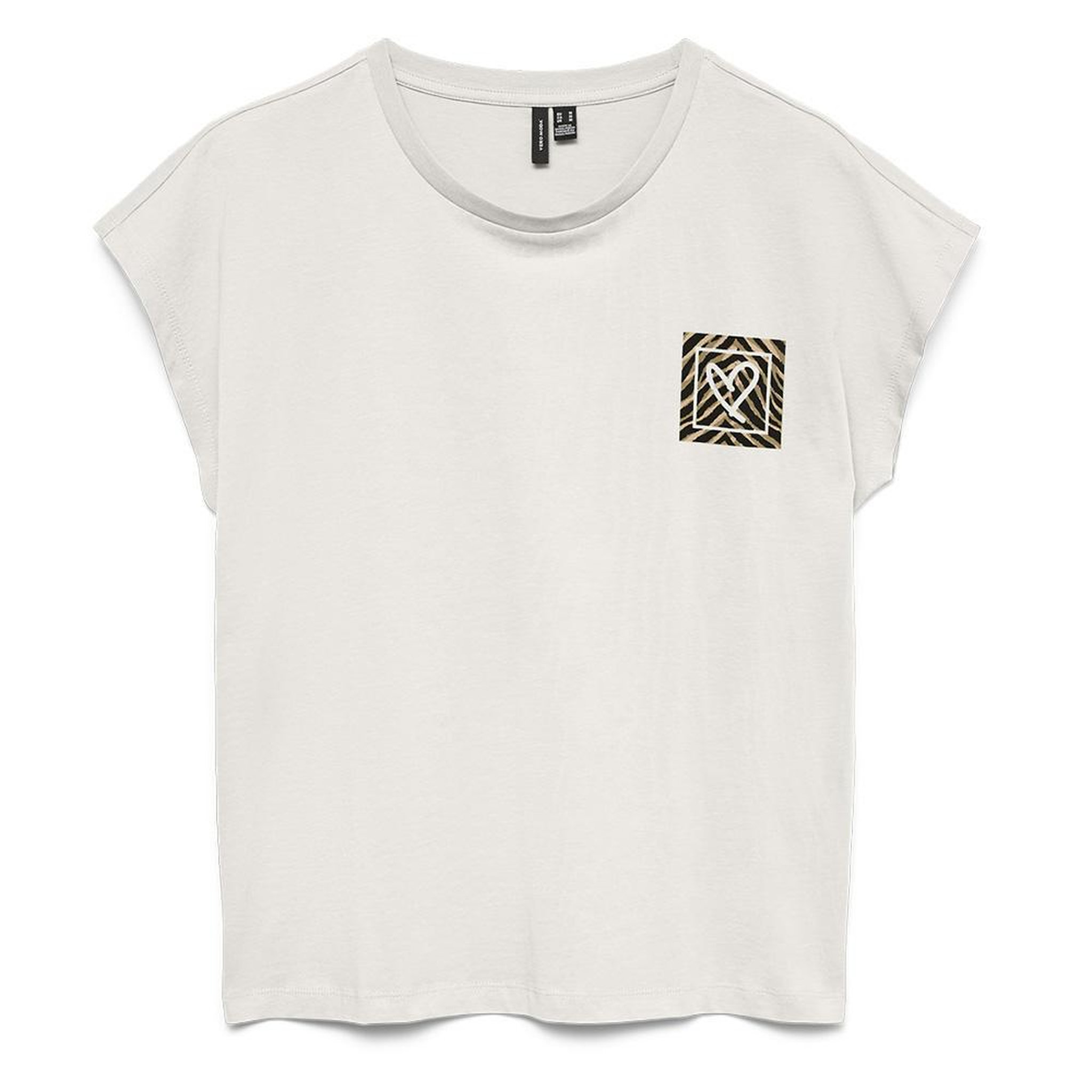 Vero Moda T-Shirt Blanc Femme Vero Moda Tina. Coloris disponibles : Blanc