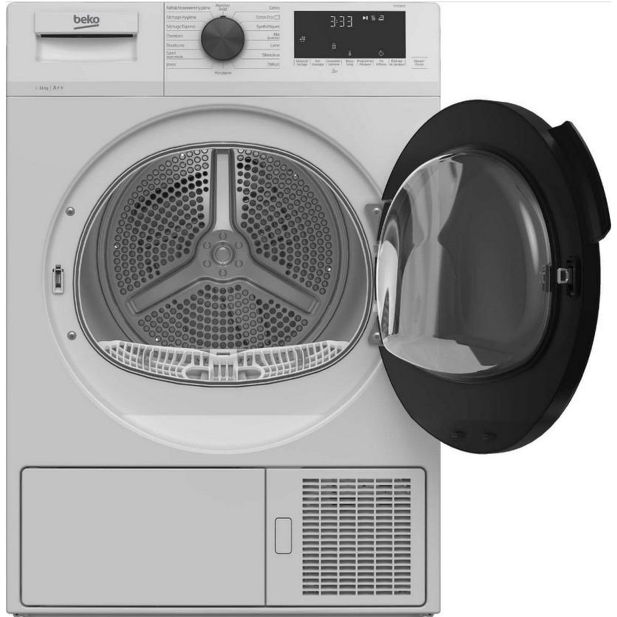 Beko Sèche-linge pompe à chaleur avec condenseur 60cm 8kg blanc - dh8512ca0w