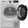 Voir la diapositive 3 : Beko Sèche-linge pompe à chaleur avec condenseur 60cm 8kg blanc - dh8512ca0w