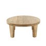 Voir la diapositive 2 : Paris Prix Table Basse en Bois  Manguier  80cm Naturel