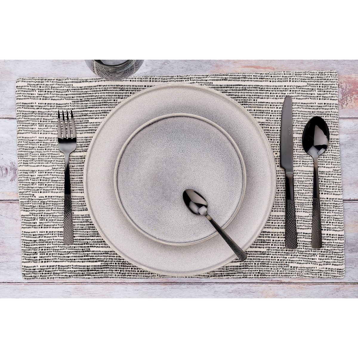 BJORN Coffret 6 petites cuillères FINN - Black