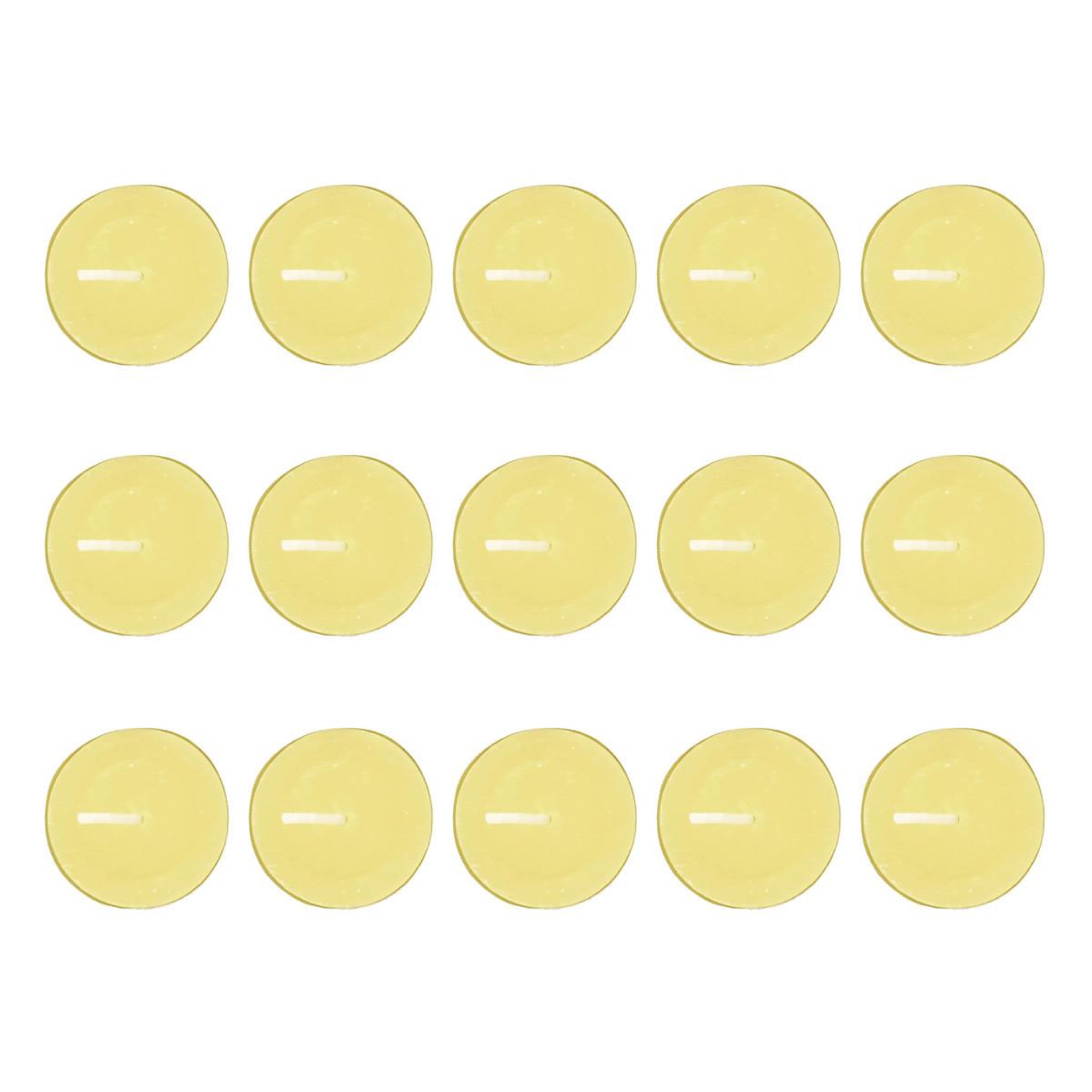 The Home Deco Factory Lot de 15 bougies chauffe-plat parfumées  antimoustique  3,8cm citronnelle