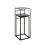 Voir la diapositive 4 : Paris Prix Lot de 2 Tables d'Appoint Design  Mino  85cm Noir
