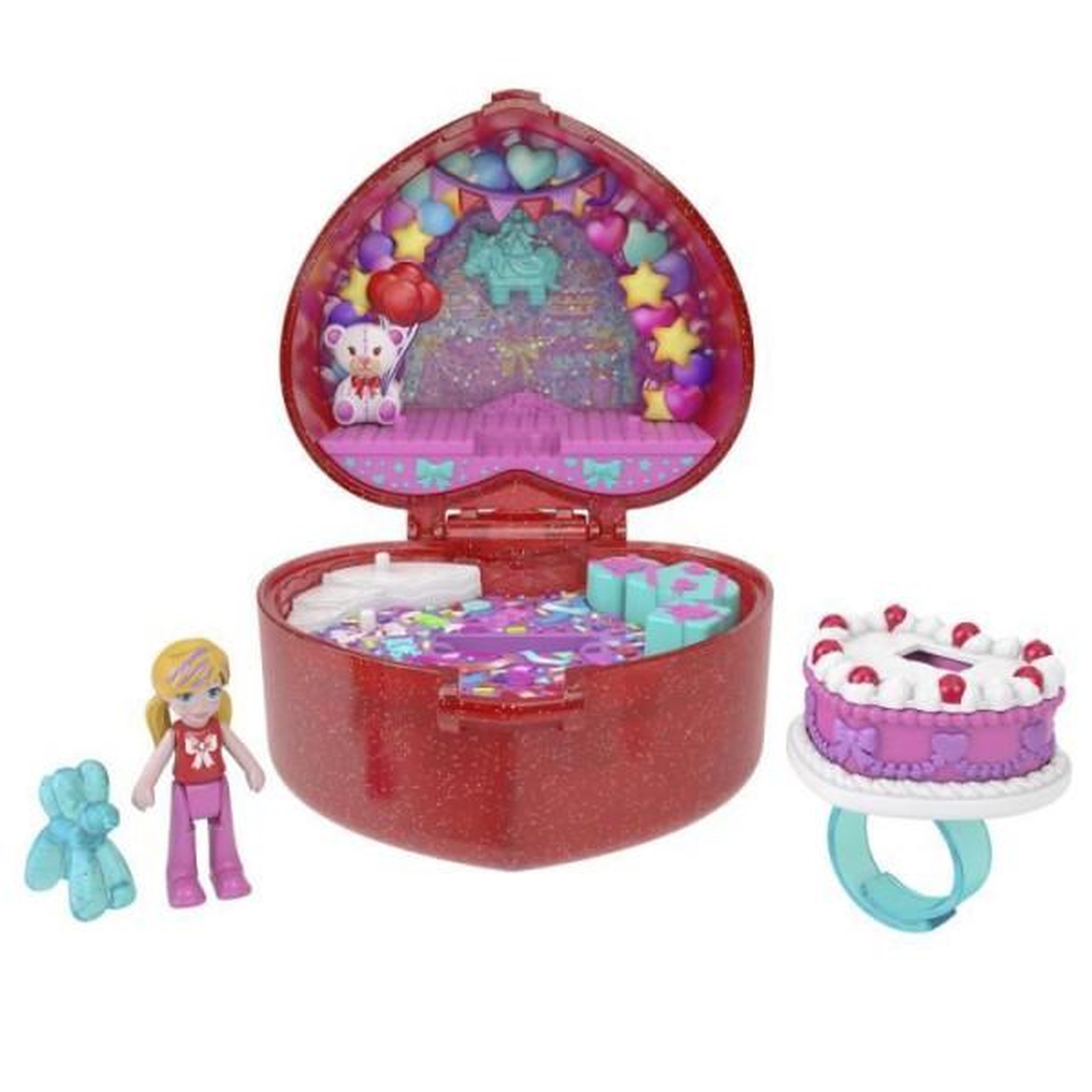 POLLY POCKET Polly pocket - coffret boîte a bijoux - 80eme anniversaire de mattel - polly pocket - jgk21
