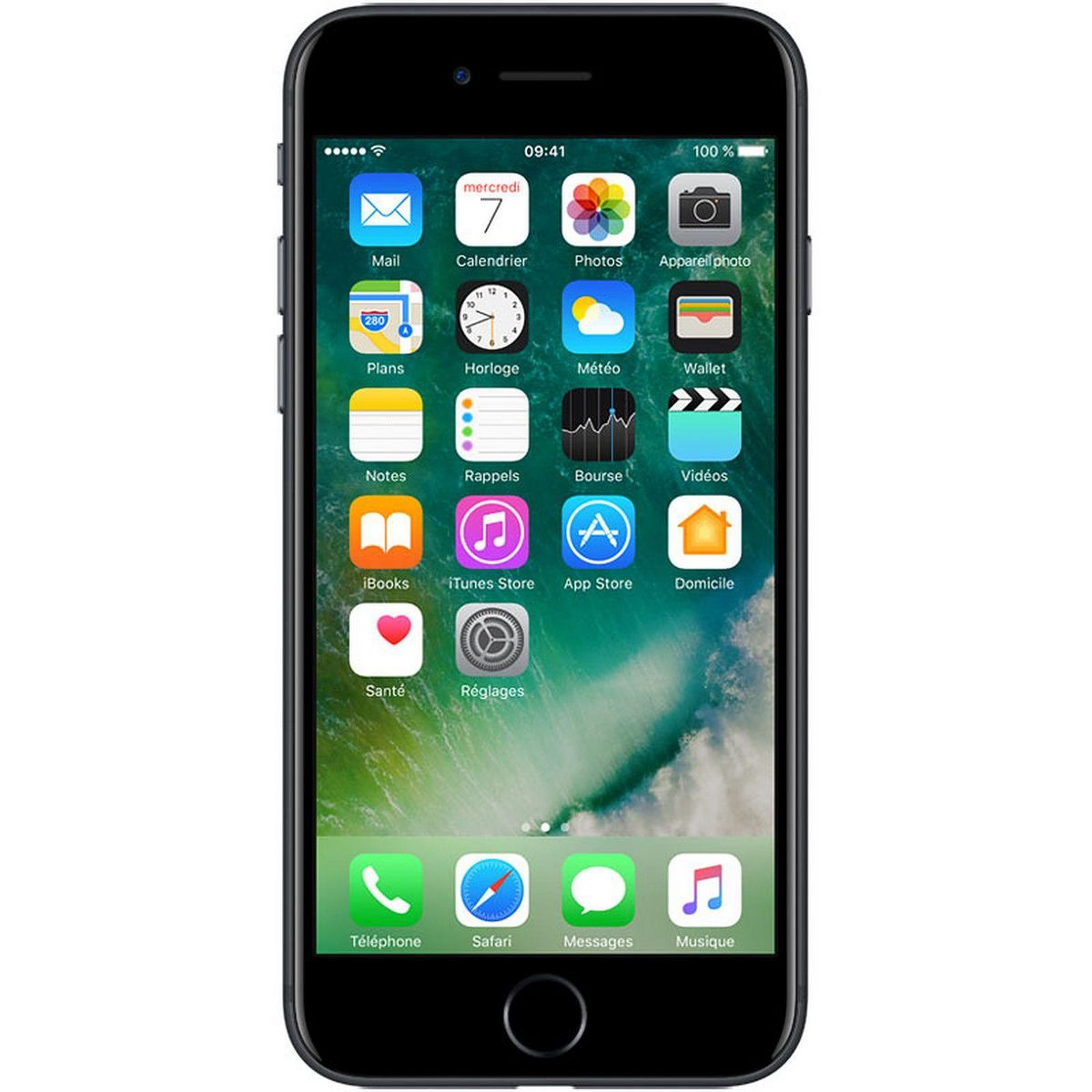 APPLE iPhone 7 Reconditionné 128 Go - Grade A - Noir Mat