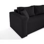 Voir la diapositive 6 : BEST MOBILIER Topaze - canapé d'angle déhoussable réversible 4 places en tissu