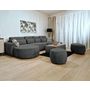 Voir la diapositive 5 : BEST MOBILIER Mahina - canapé panoramique en u 7 places - convertible avec coffre - en tissu bouclette