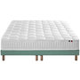 Voir la diapositive 1 : IDLITERIE Ensemble literie : matelas à ressorts ODYSSEE et mémoire de forme avec sommier - Qualité française