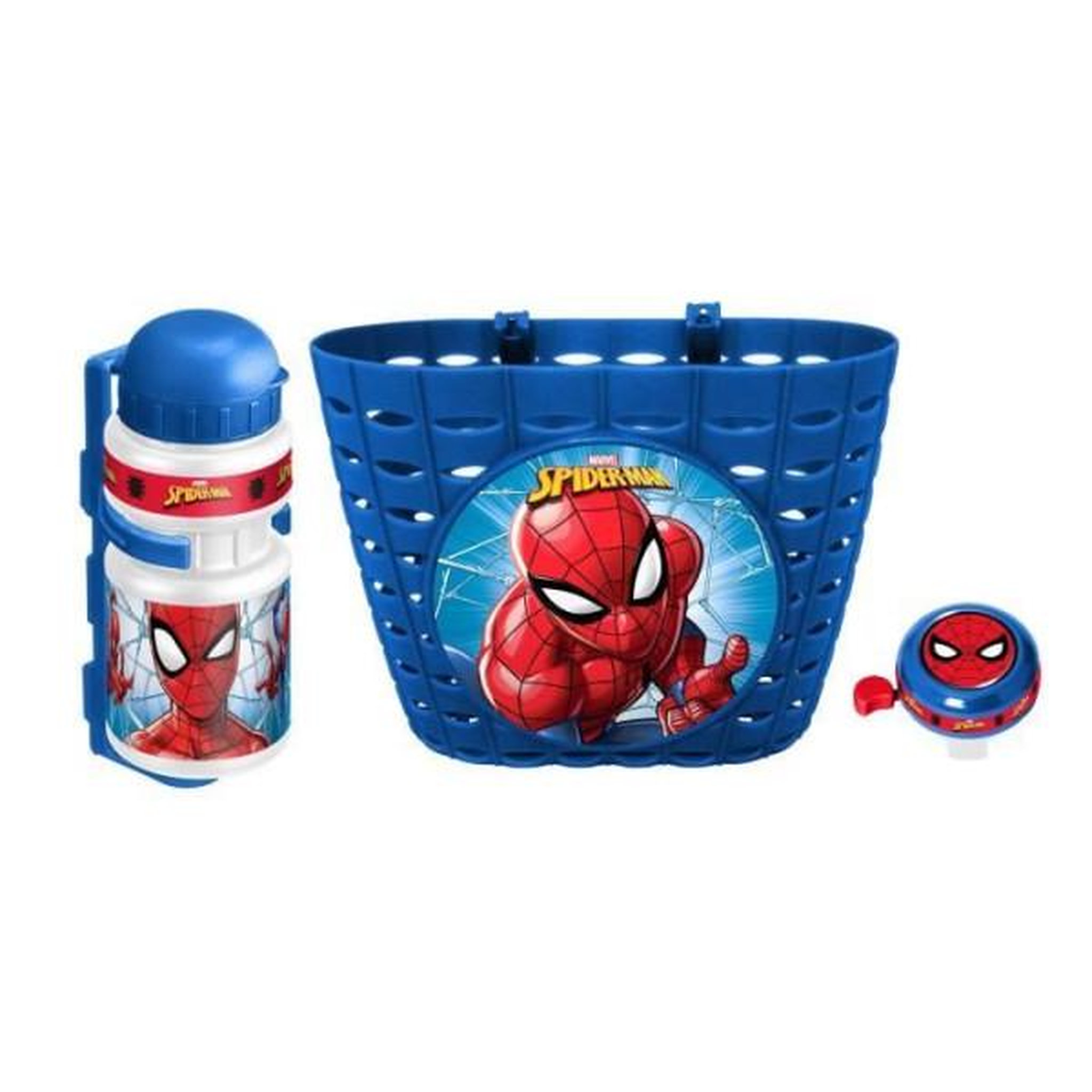 Voir la diapositive 3 : DISNEY SPIDER-MAN Set Corbeille + Bidon + Sonnette