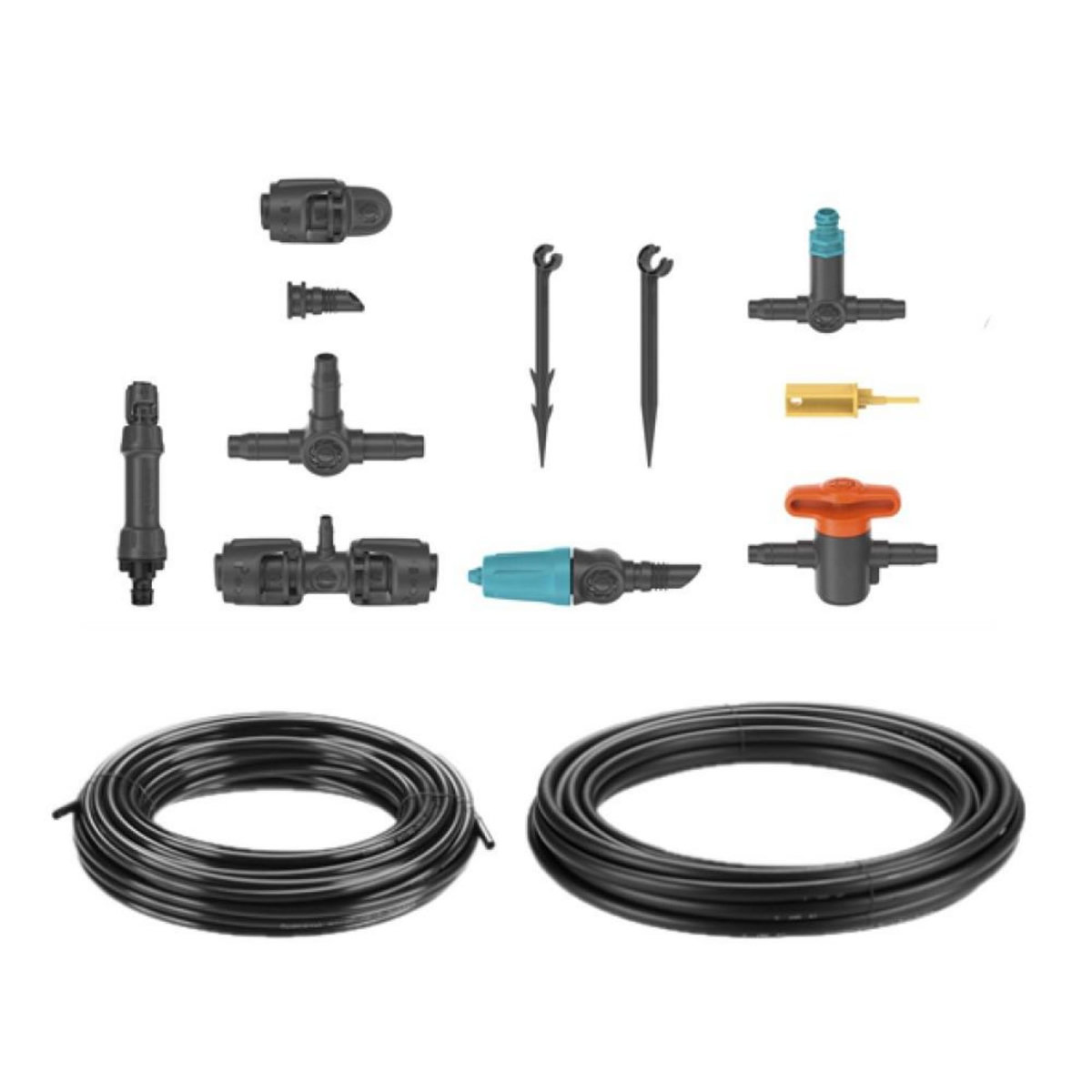 Gardena Kit d'initiation goutte-à-goutte pour terrasse jusqu'à 30 plantes Micro-Drip-System