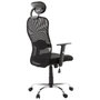 Voir la diapositive 3 : Paris Prix Fauteuil de Bureau en Tissu  Lode  129cm Noir