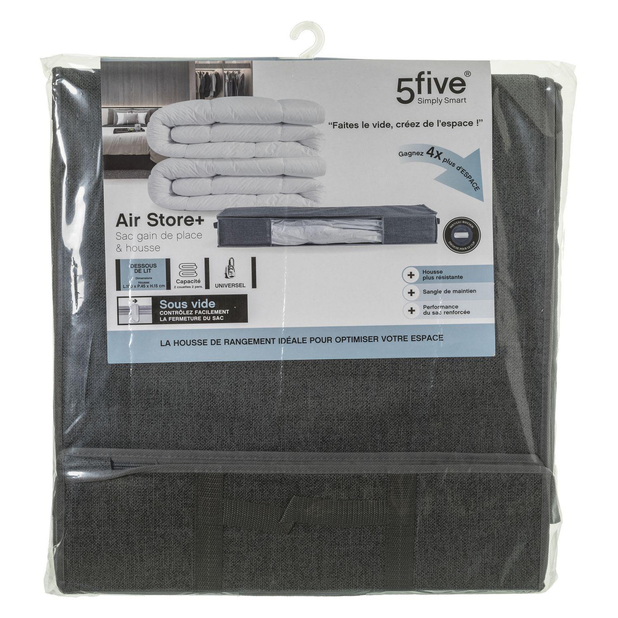 Voir la diapositive 4 : FIVE Sac de compression aix-store modèle petite taille - noir