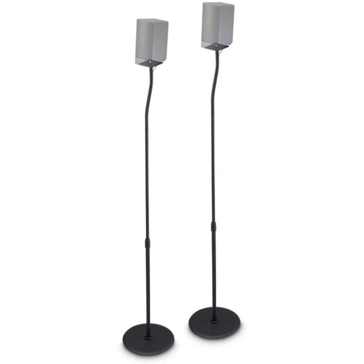 Hama Pied d'enceinte Telescopique 76-120cm x2 noir