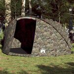 VIDAXL Tente de peche 5 personnes camouflage impermeable