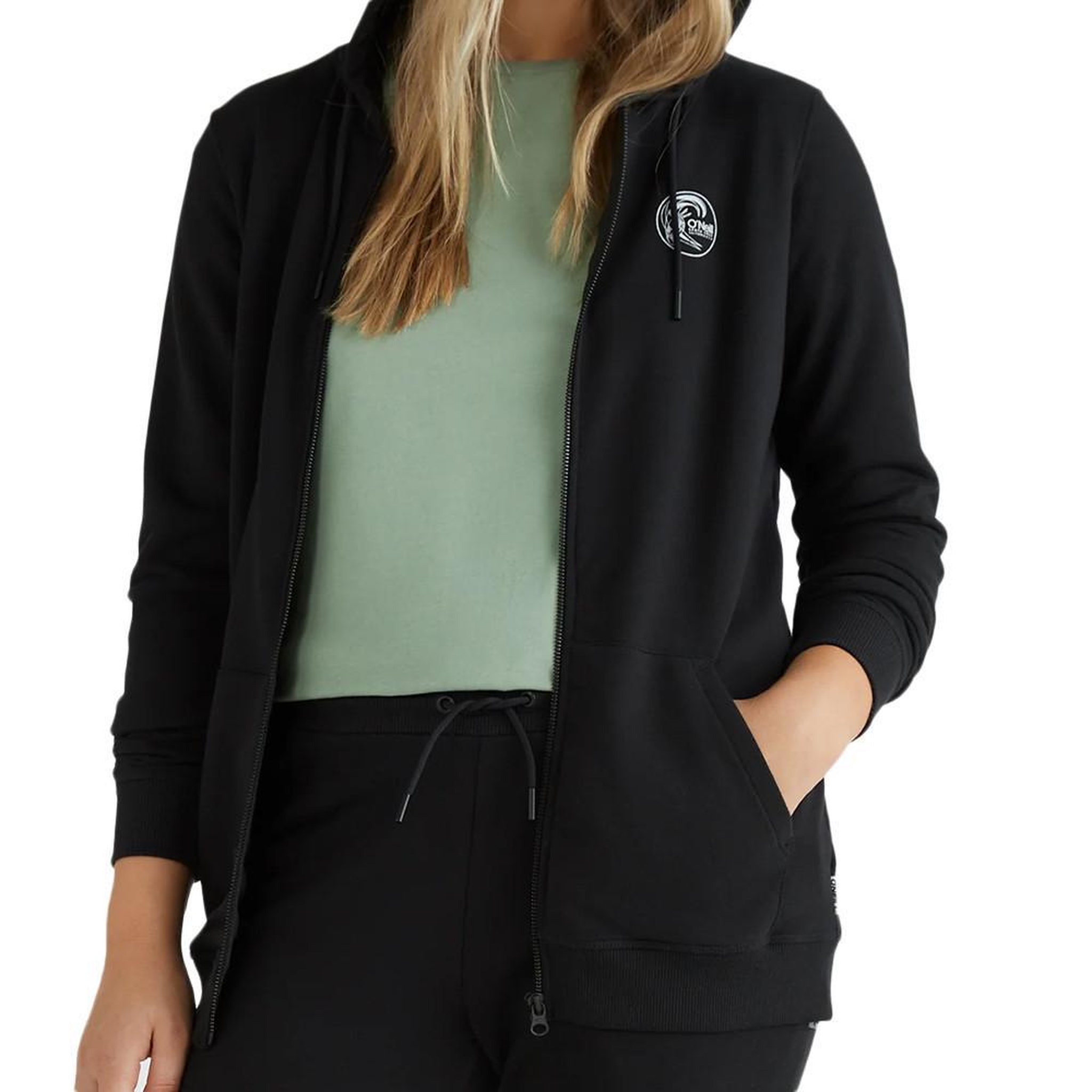 O'NEILL Sweat Zippé à capuche  Femme O'Neill Circle Surfer. Coloris disponibles : Noir