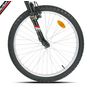 Voir la diapositive 2 : FREERIDER Vélo VTT 24'' Tout Suspendu   Freerider   Mixte pour enfant de taille à partir de 140 cm  - 18 Vitesses Indexées - Fourche télescopique - Dérailleur Shimano - Freins V-Brake et Jantes en aluminium