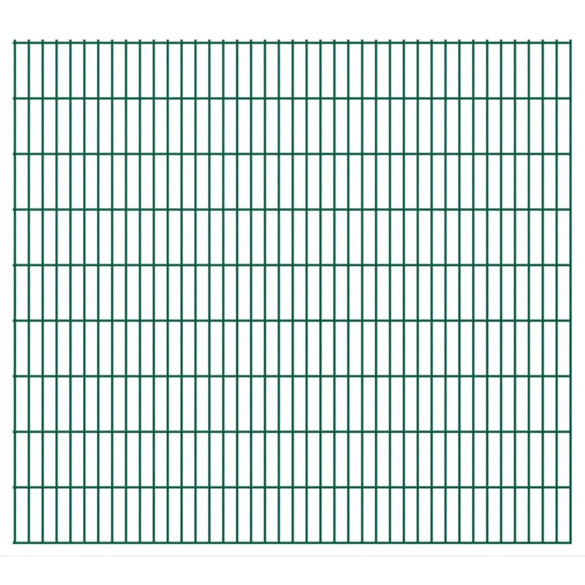VIDAXL Panneaux de cloture de jardin 2D 2,008x1,83 m 18 m total Vert