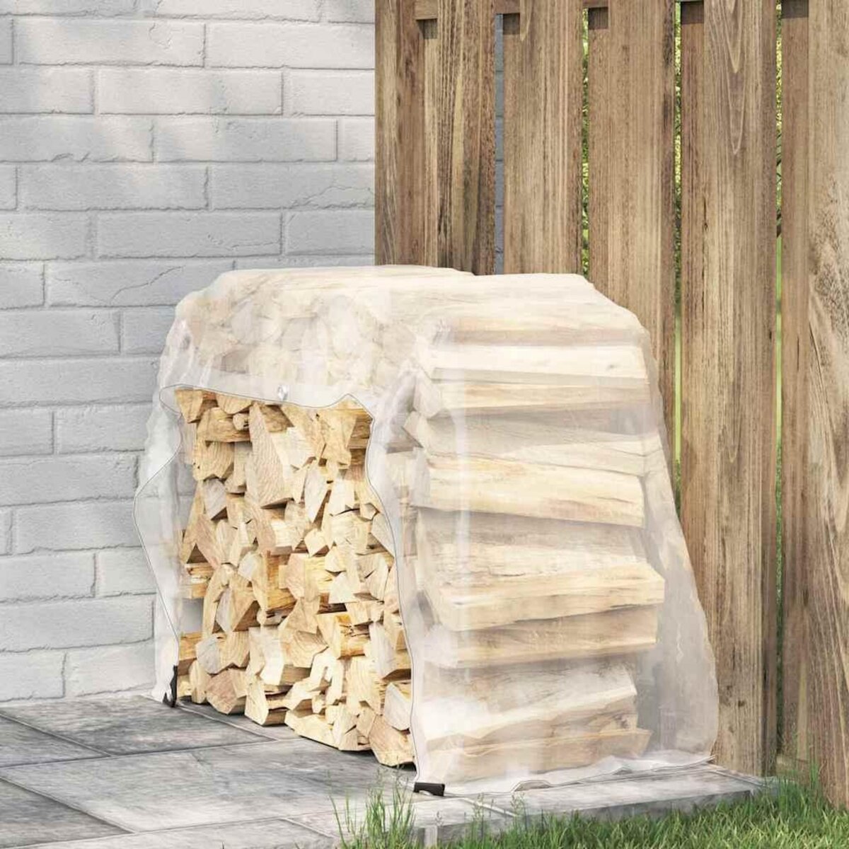 VIDAXL Bache transparente avec œillets 1x2 m polyethylene