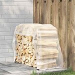 VIDAXL Bache transparente avec œillets 1x2 m polyethylene