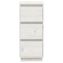 Voir la diapositive 4 : VIDAXL Buffets 2 pcs Blanc 32x34x75 cm Bois massif de pin