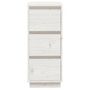 Voir la diapositive 4 : VIDAXL Buffets 2 pcs Blanc 32x34x75 cm Bois massif de pin