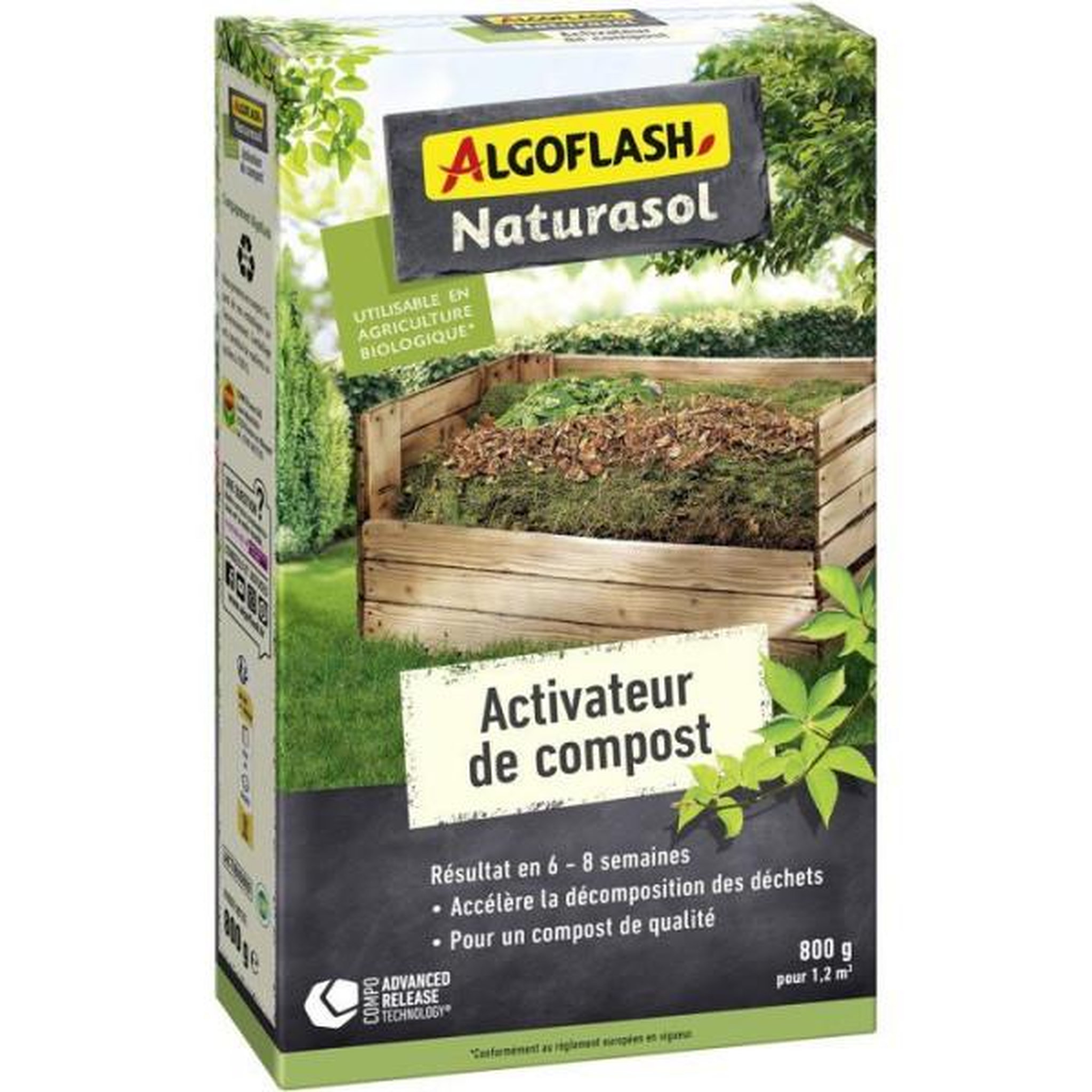 ALGOFLASH NATURASOL Activateur de compost - ALGOFLASH NATURASOL - Activateur de compost - 800 g