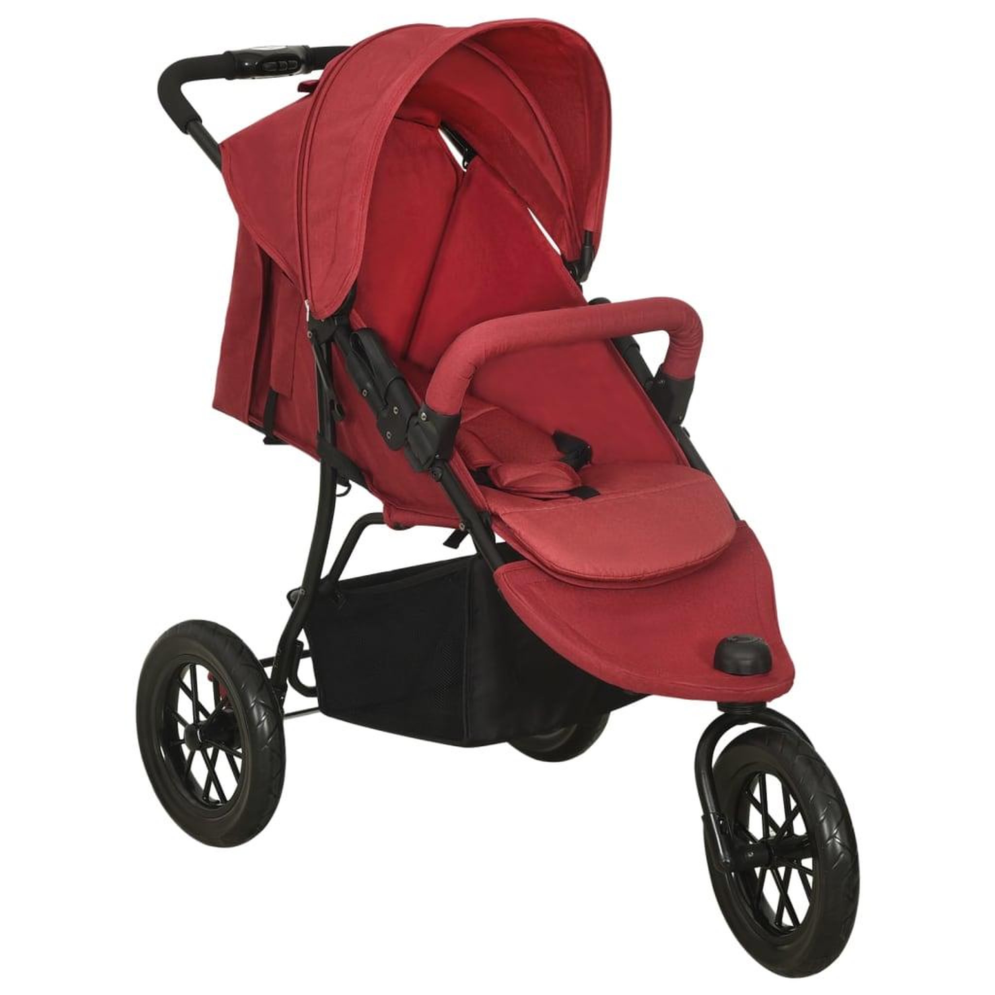 Voir la diapositive 1 : VIDAXL Poussette pour bebe Rouge Acier