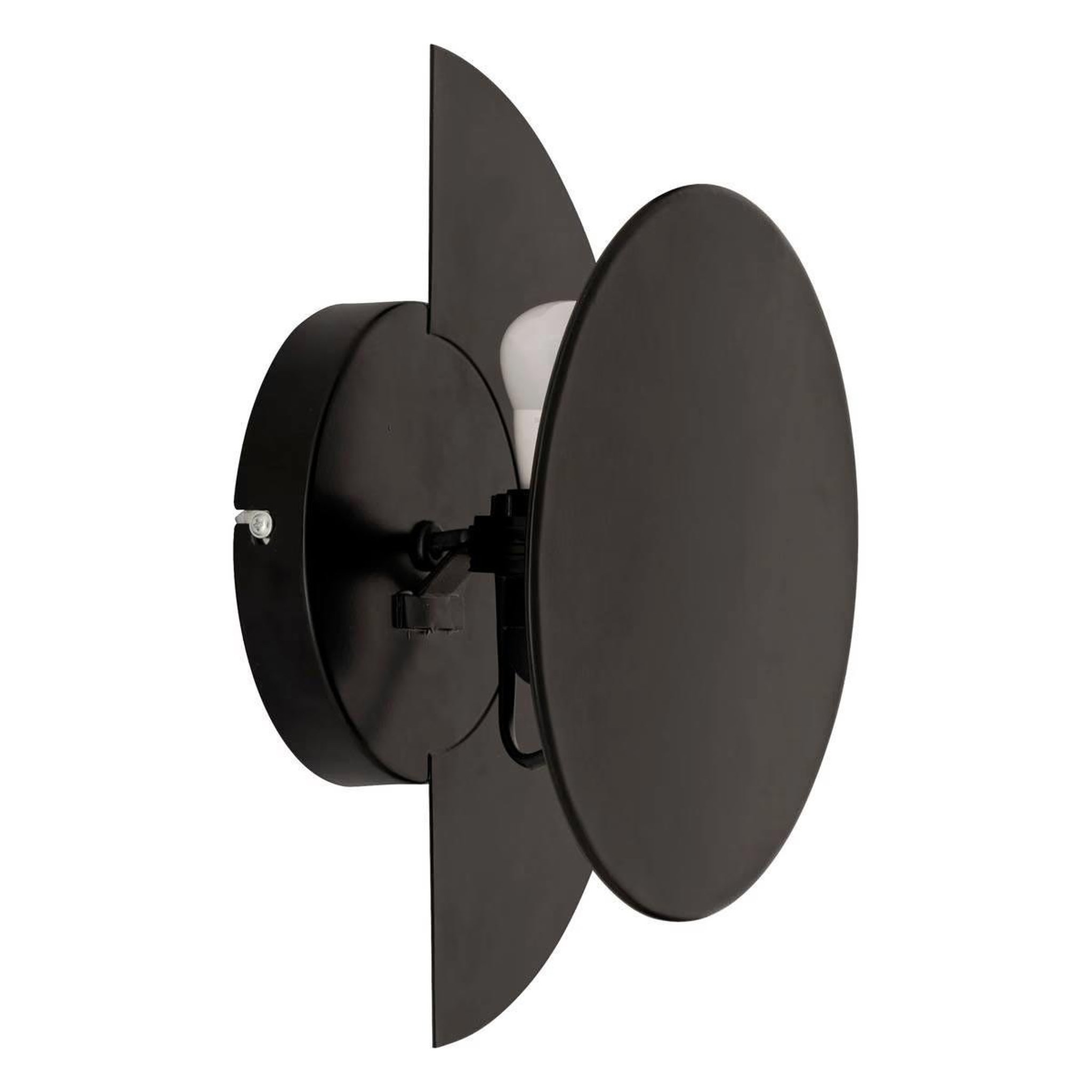 Voir la diapositive 2 : ATMOSPHERA Applique murale réversible  mysti  30cm noir
