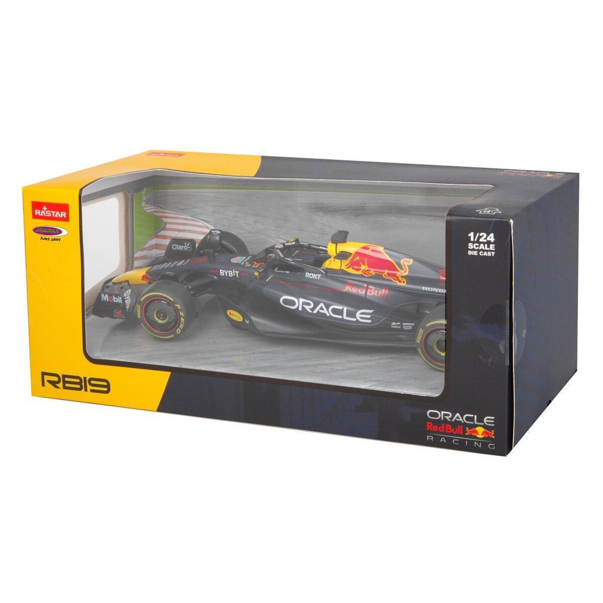 Voir la diapositive 3 : Jamara Oracle red bull racing rb19 diecast 1:24 bleu foncé