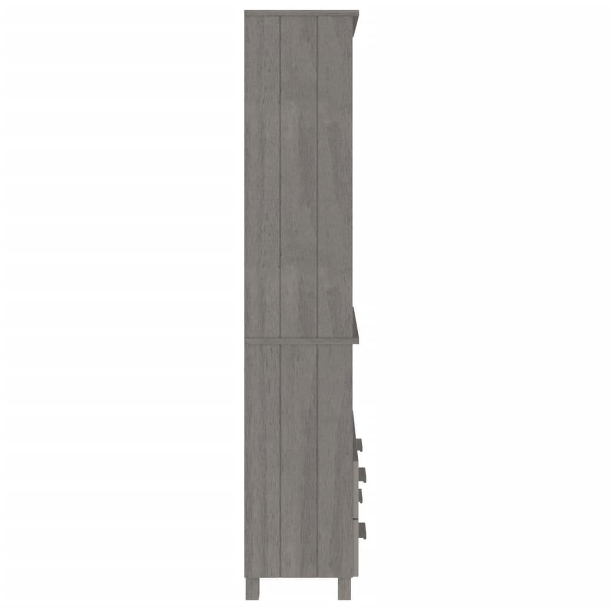 Voir la diapositive 4 : VIDAXL Buffet HAMAR Bois massif de pin Gris clair