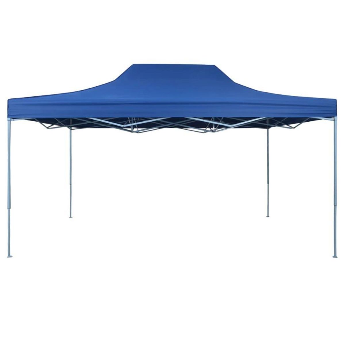 VIDAXL Tente de reception pliable professionnelle 3x4 m Acier Bleu
