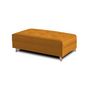 Voir la diapositive 4 : LISA DESIGN Rune - canapé d'angle - avec pouf d'appoint - 4 places - style scandinave - gauche