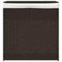 Voir la diapositive 3 : VIDAXL Panier a linge avec 2 sections marron fonce 53x35x57 cm