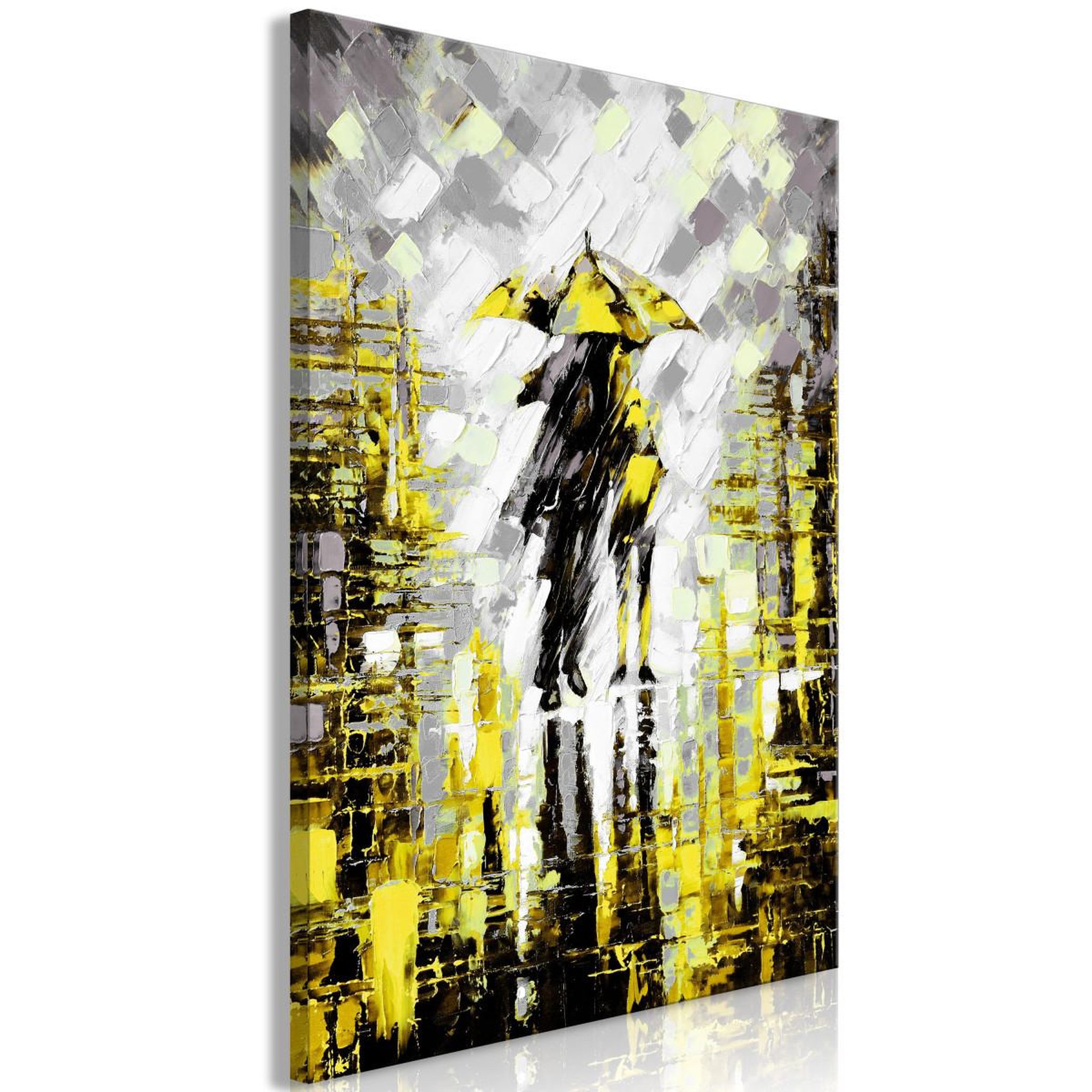 Voir la diapositive 1 : Paris Prix Tableau imprimé  lovers in colour yellow
