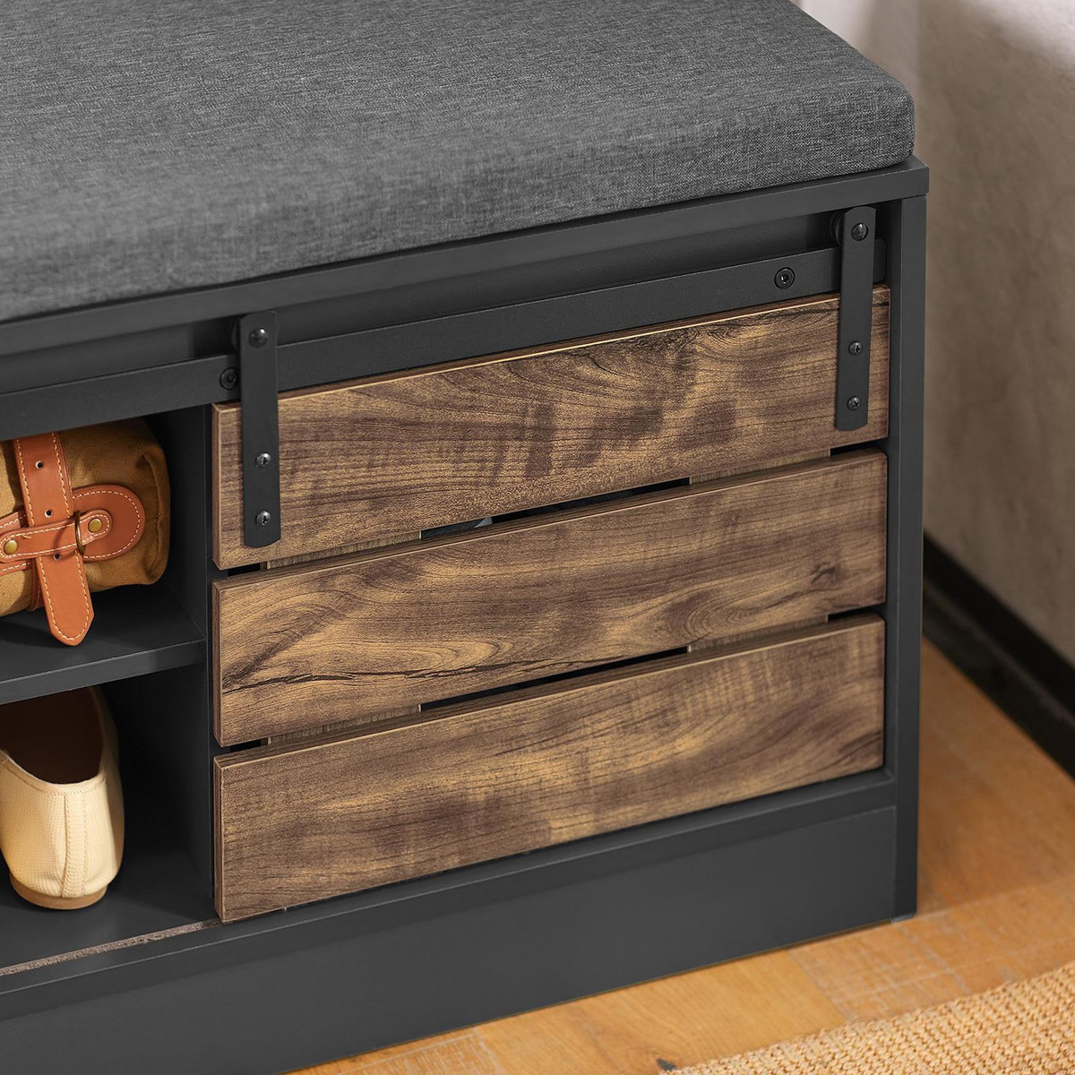 SOBUY SoBuy - Meuble À Chaussures à 3 tiroirs - Industriel - FSR120