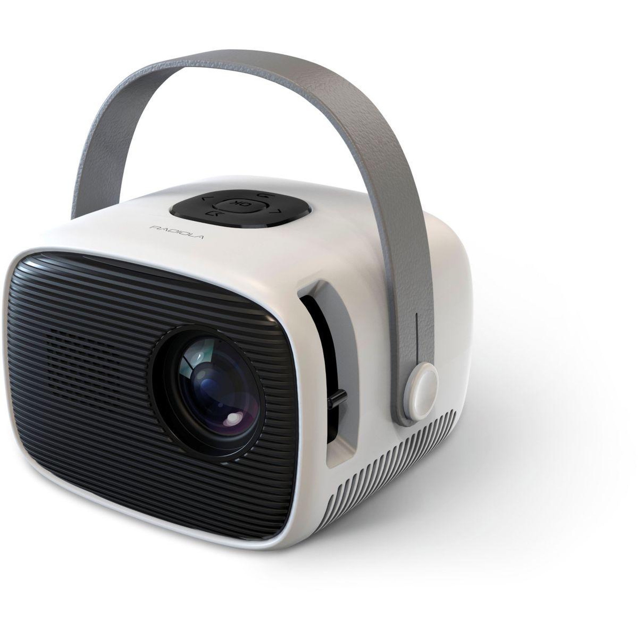RADIOLA Mini vidéoprojecteur GMRAVP100 HD Blanc