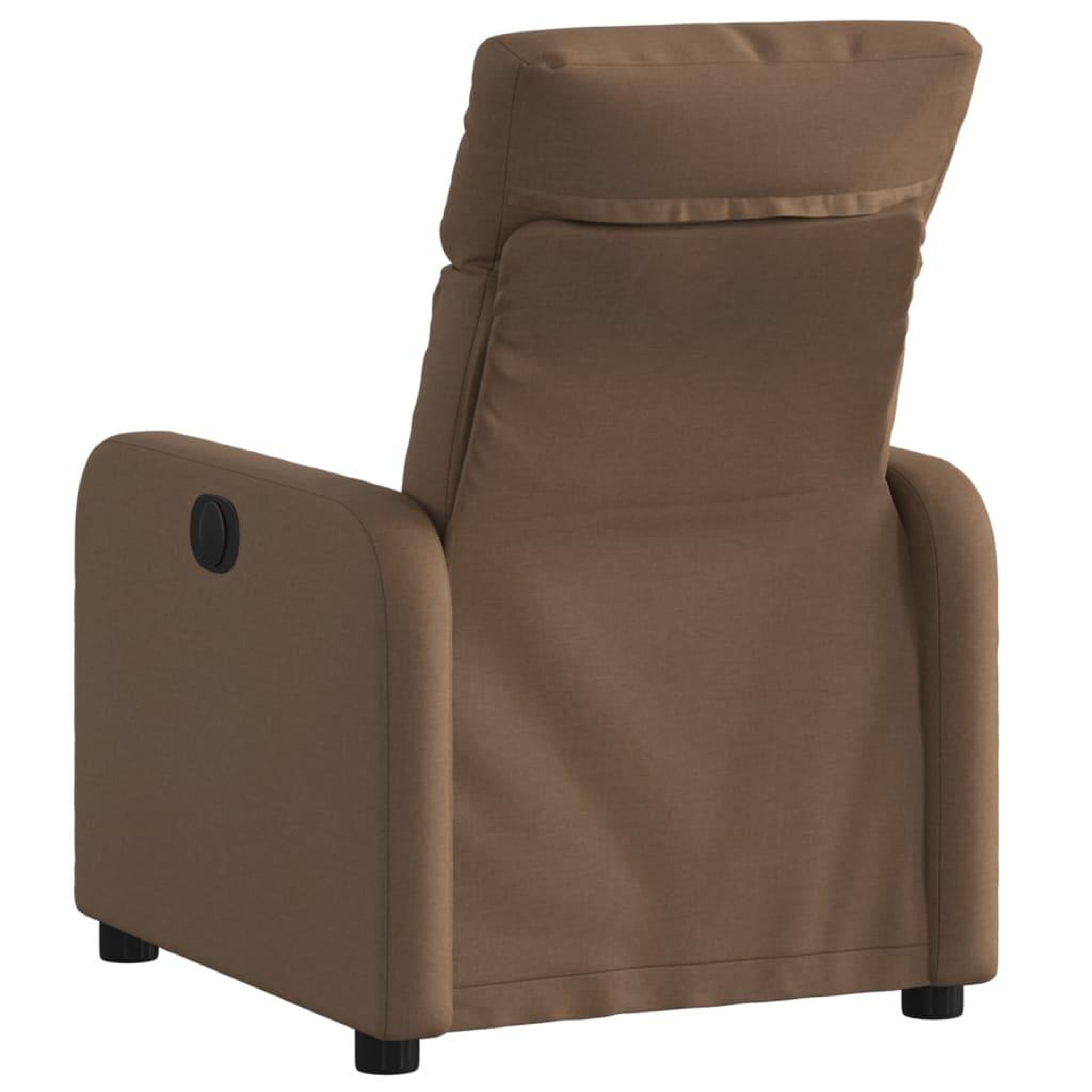 Voir la diapositive 3 : VIDAXL Fauteuil inclinable Marron Tissu
