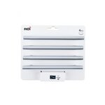 CENTRALE BRICO Lot de 4 poignées de meuble entraxe 128 mm inox tropicalisé