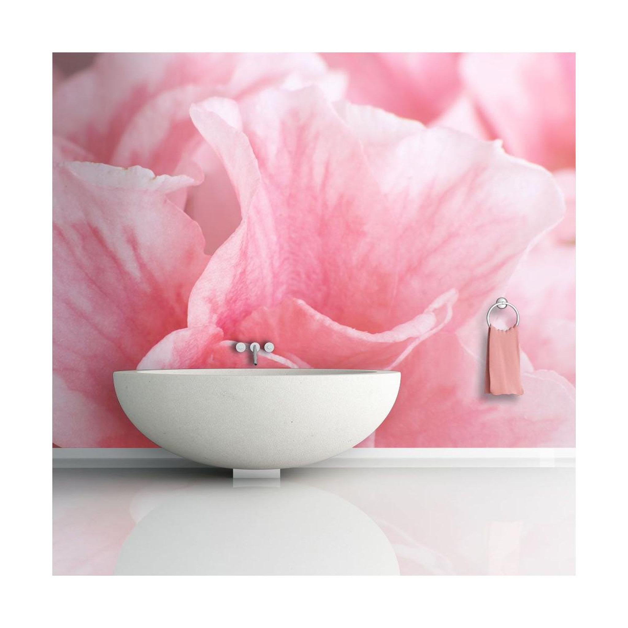 Voir la diapositive 1 : Paris Prix Papier Peint  Fleurs Roses de l'azalée