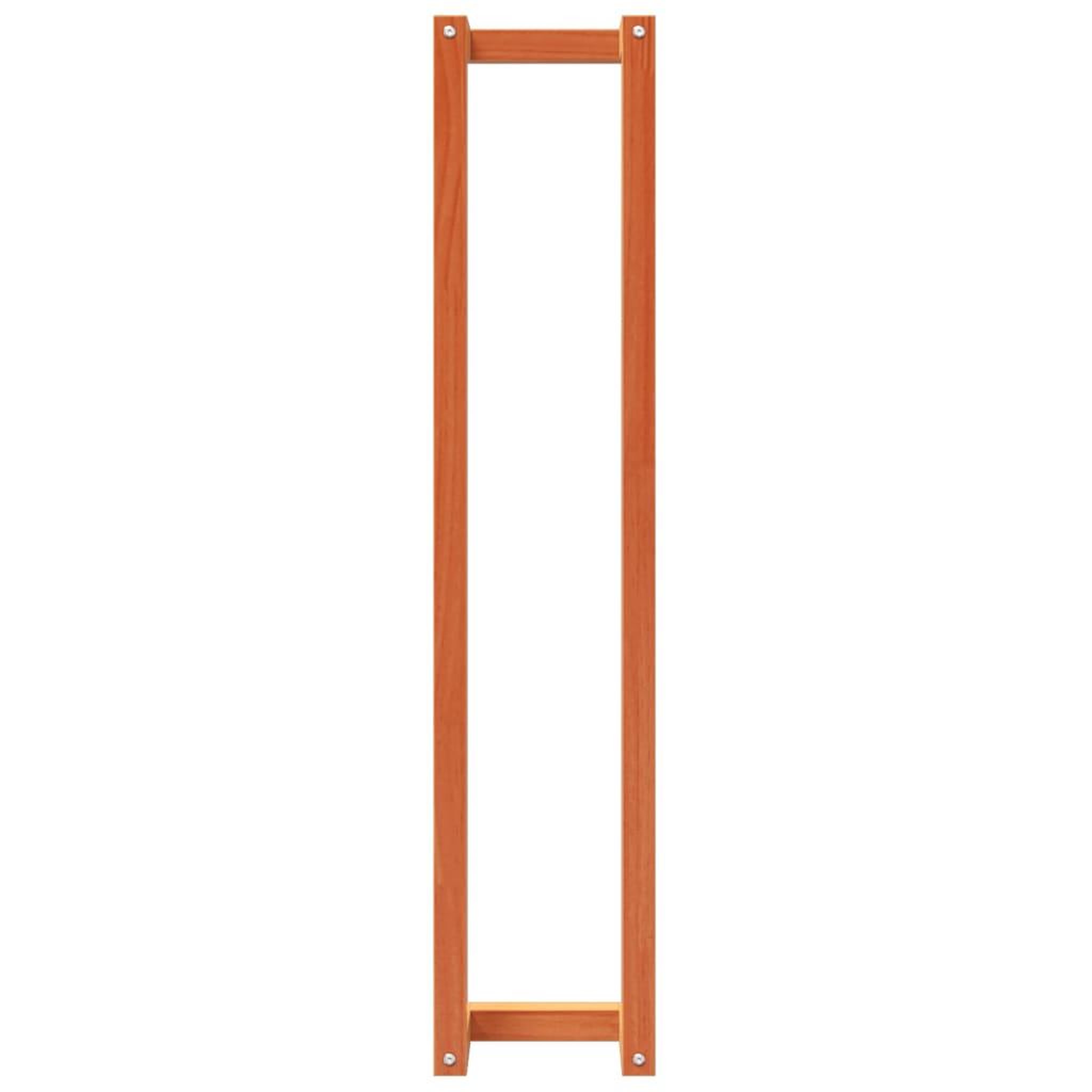 Voir la diapositive 5 : VIDAXL Porte-serviette marron cire 23x18x110 cm bois de pin massif