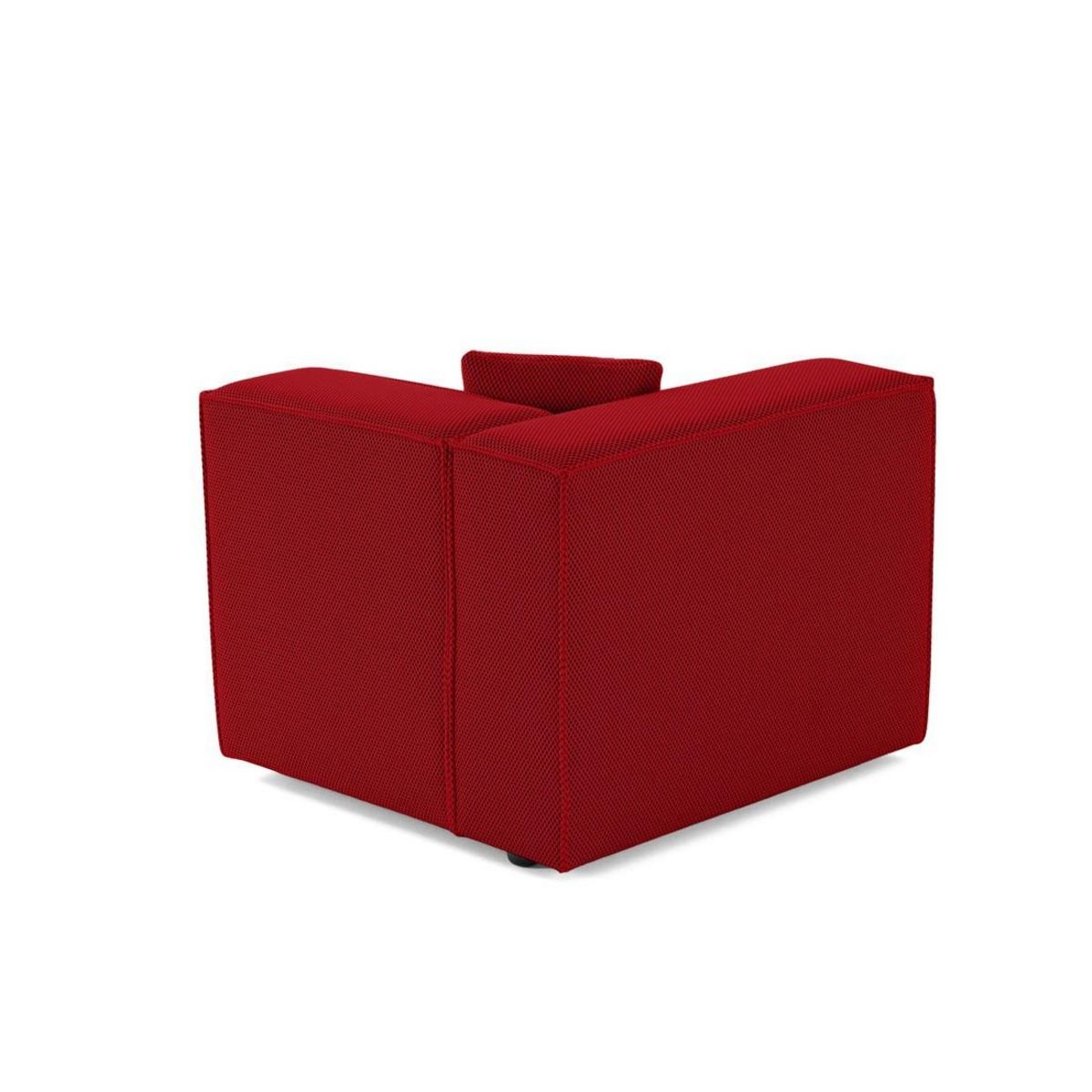 LISA DESIGN Arty - module d'assise gauche - en tissu mailles 3d