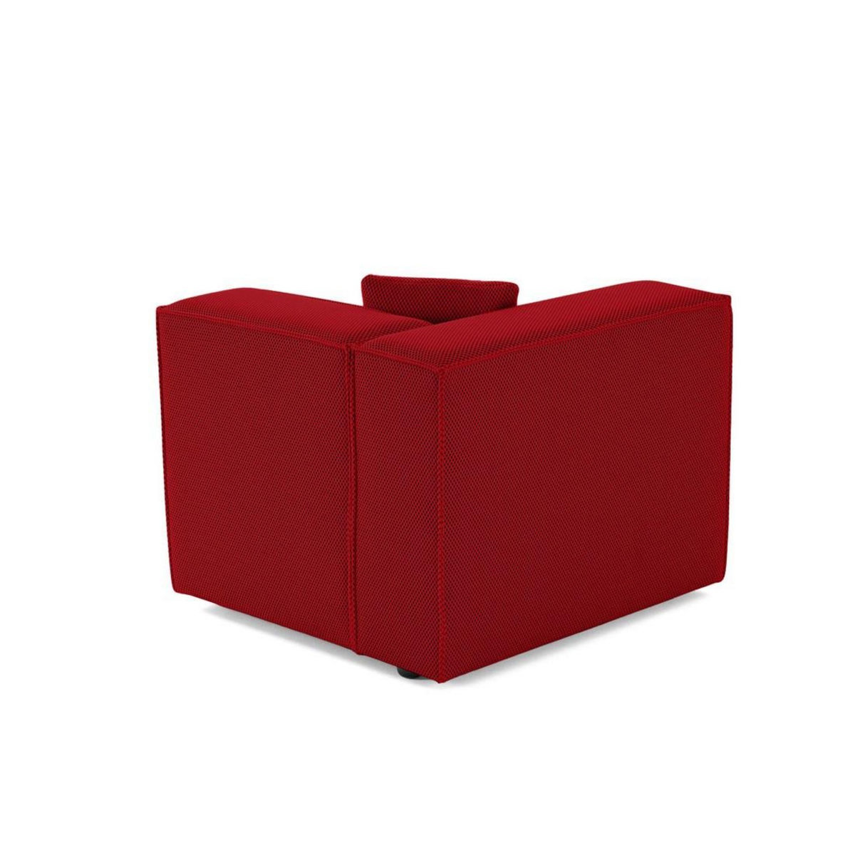 LISA DESIGN Arty - module d'assise gauche - en tissu mailles 3d