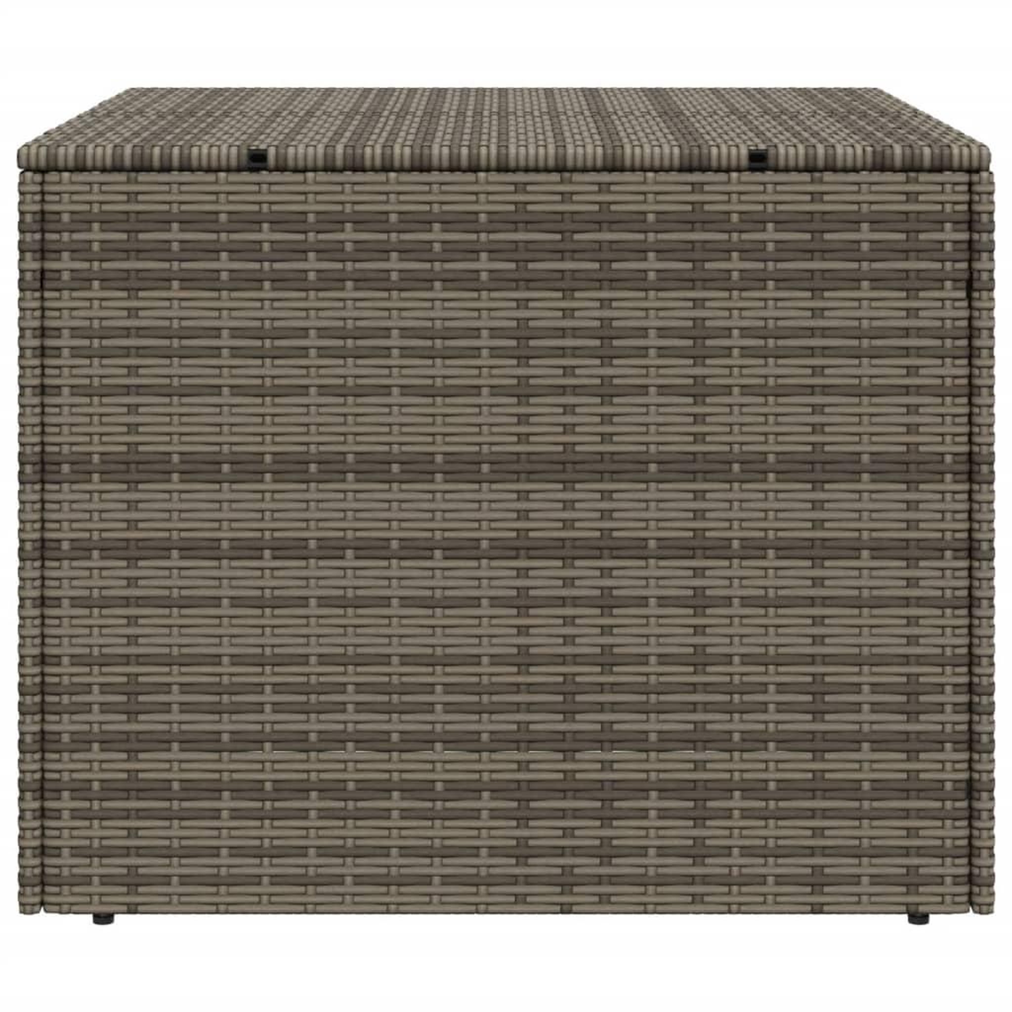 Voir la diapositive 5 : VIDAXL Boîte de rangement de jardin gris 291L resine tressee