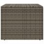 Voir la diapositive 5 : VIDAXL Boîte de rangement de jardin gris 291L resine tressee