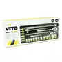 VITO Pro-Power Coffret à douilles 24 pièces VITO 1/2  Chrome vanadium Haute qualité