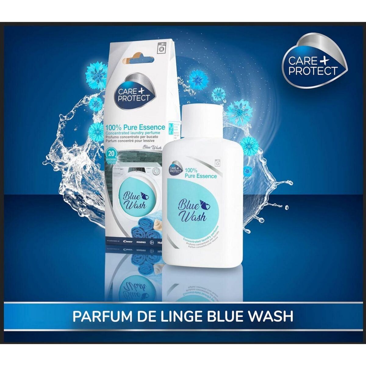 CARE PROTECT Parfum de linge pour lave-linge Blue Wash  100ml