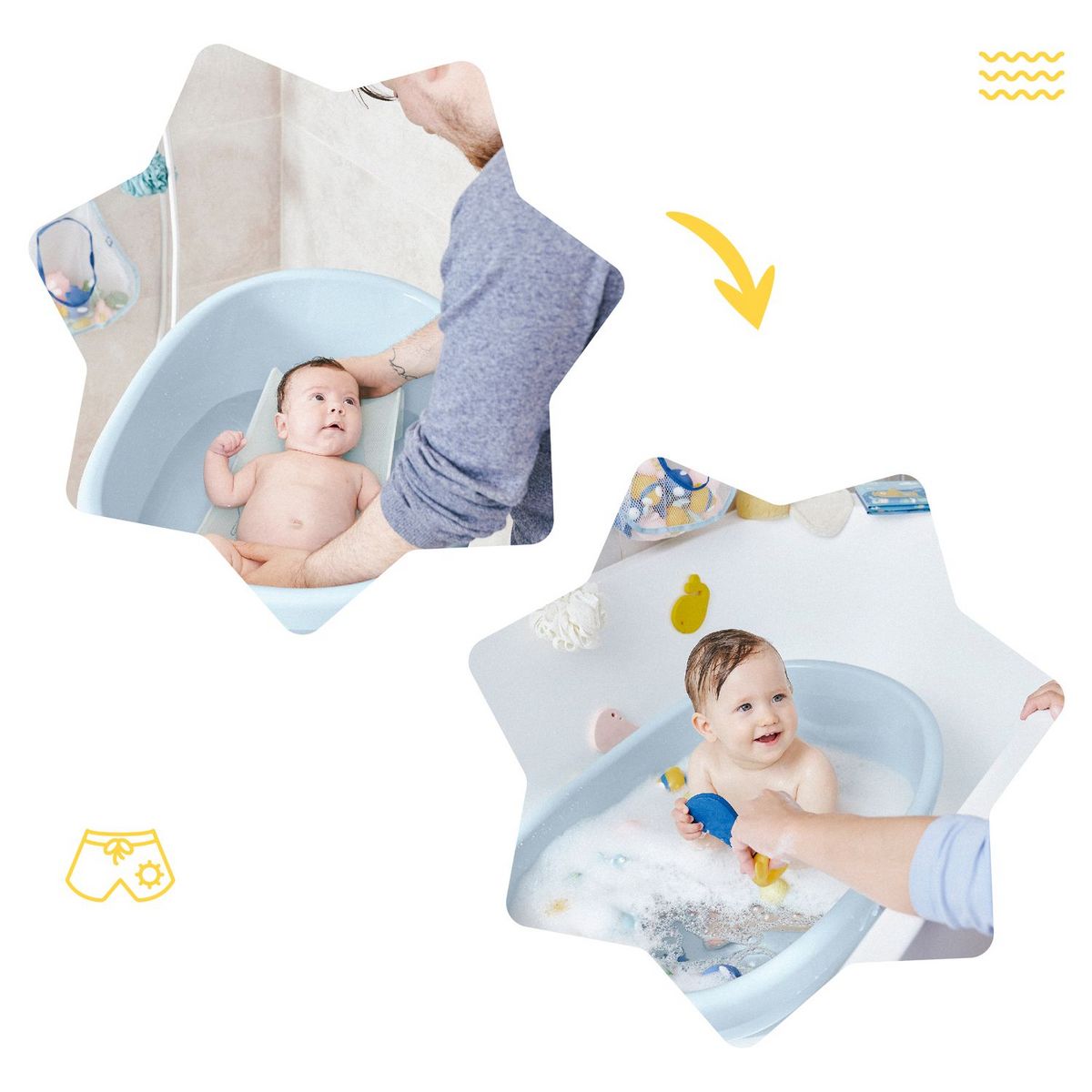 BADABULLE Baignoire Baleine