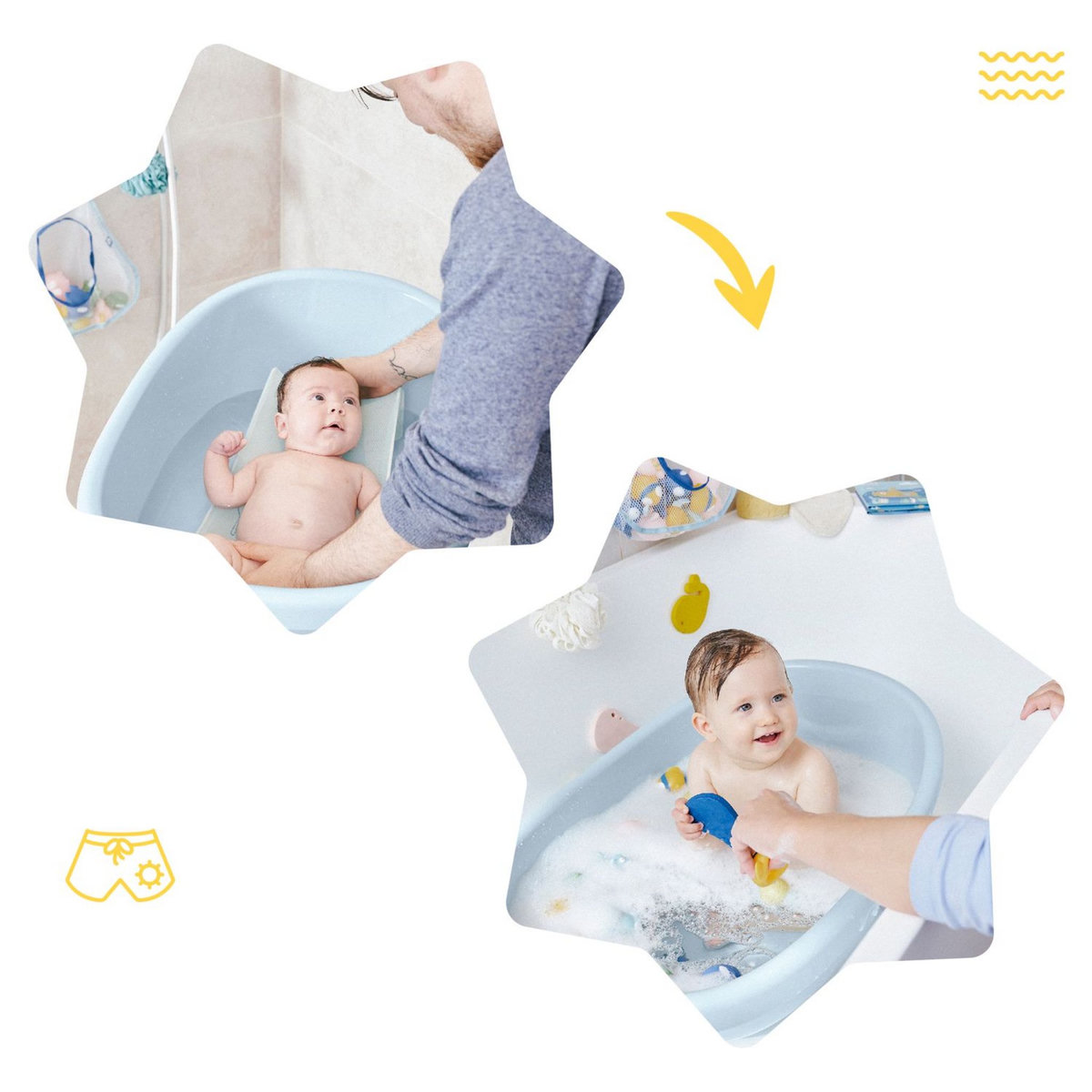 BADABULLE Baignoire Baleine